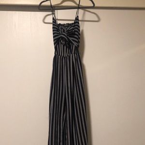 Striped jumpsuit